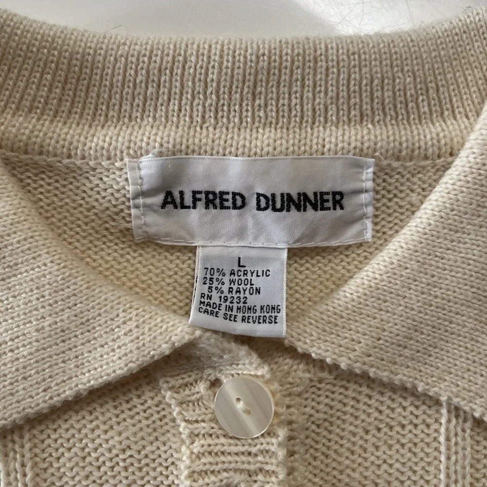 Vintage Alfred Dunner Pullover Sweater Women's Size Large Floral Embellished - Picture 2 of 10